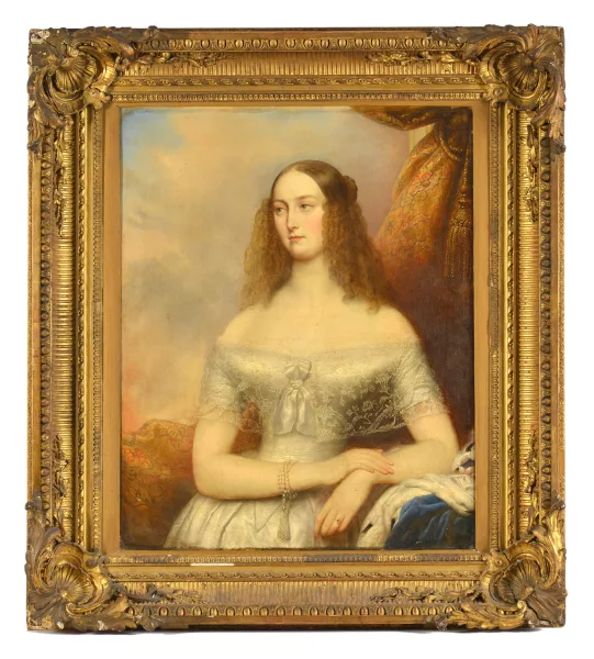 Christina Robertson — Attribué à Christina Robertson — Portrait présumé de la grande-duchesse Olga Nikolaevna (1822-1892)