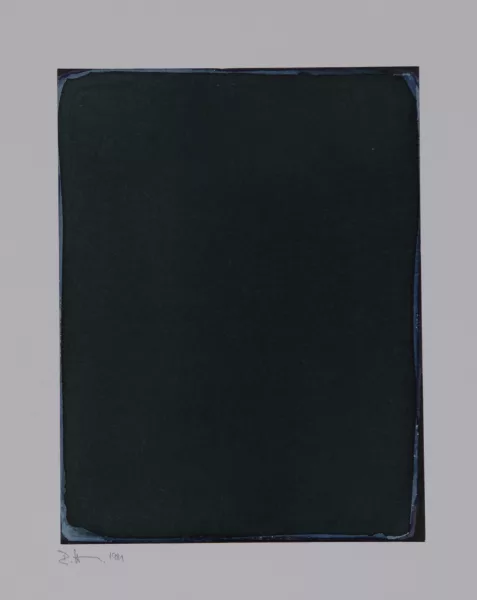 Rolf Hans — 3 feuilles : Sans titre, 1981
