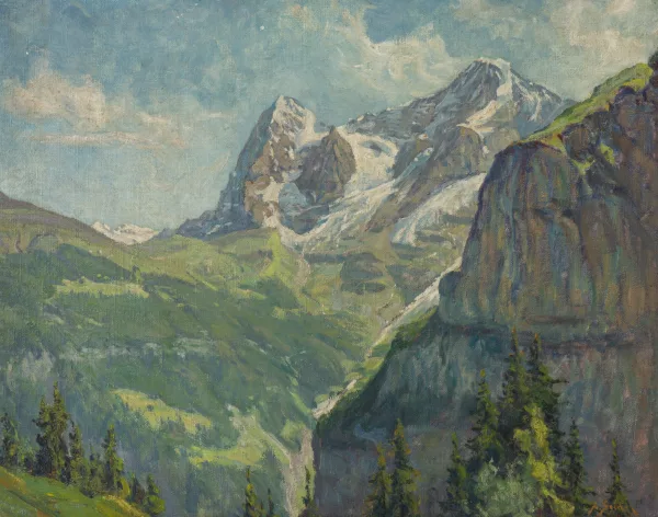 August Seidel — Paysage de montagne