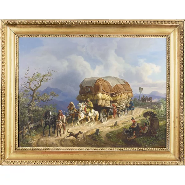 Johann Adam Klein — Der Erntewagen.