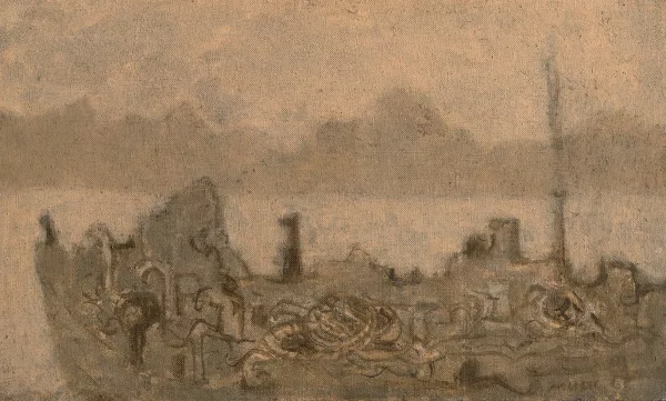 Zoran Mušič — Canale della Giudecca, 1981