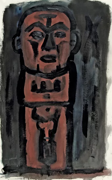 A. R. Penck — Sans titre (Nu masculin), 1994–1995
