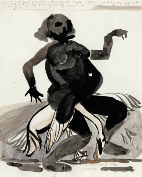 Marlene Dumas — Leda Don't Like Swans