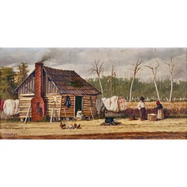William Aiken Walker — Cabin scene.