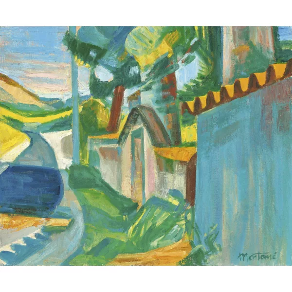 Roger Montané — "Petit mur sur le grand parc".