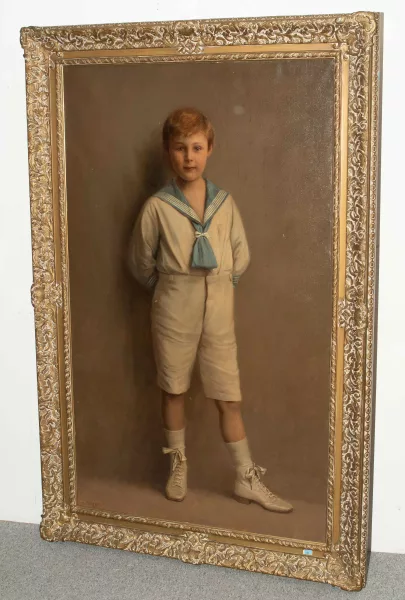Hermann Albrecht — Garçon en costume marin