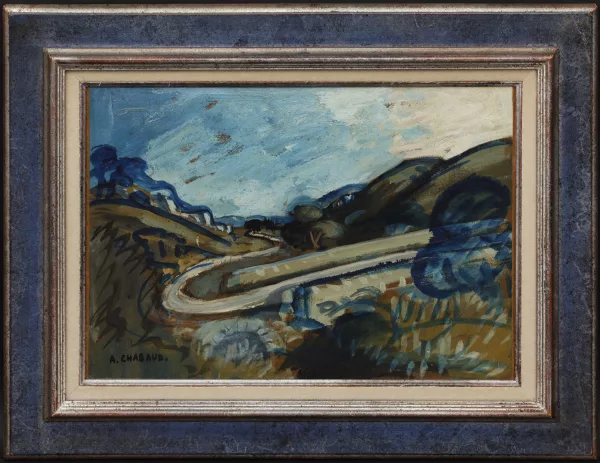 Auguste Chabaud — Paysage en bleu