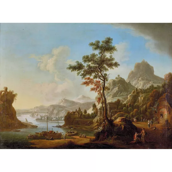 Johann Tobias Sonntag — Rheinlandschaft.