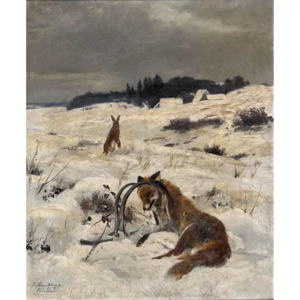 Josef Schmitzberger — Fuchs in der Falle.