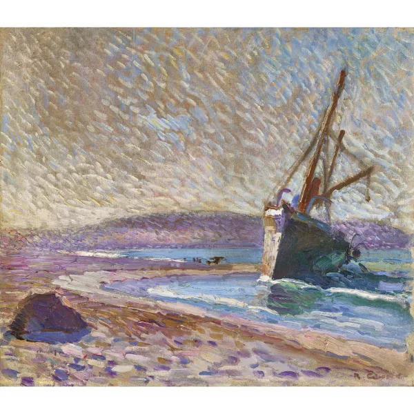 Rudolf Gudden — "Gestrandetes Schiff".