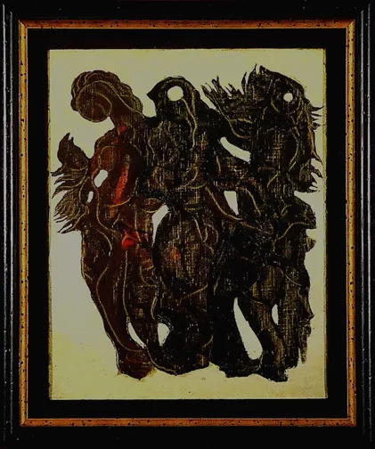 Max Ernst — Trois jeunes filles en de belles poses, 1927