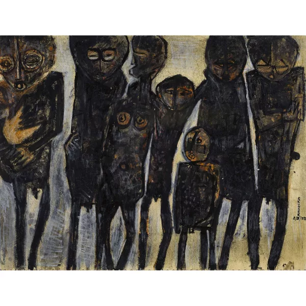 Skunder Boghossian — Figurengruppe.