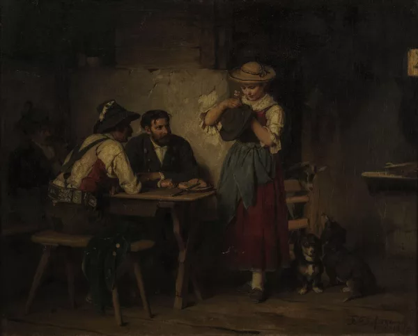 Franz Defregger — Scène intérieure