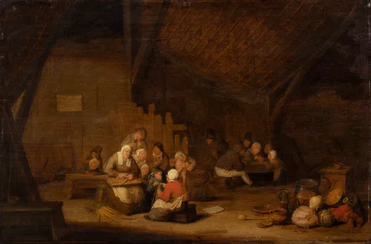 Bartholomeus Molenaer — Interno contadino