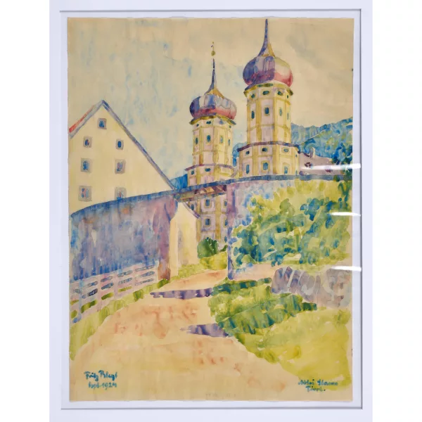 Fritz Bleyl — « Abbaye de Stams, Tyrol ».