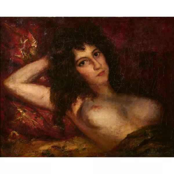 Léon Printemps — Liegender Akt.