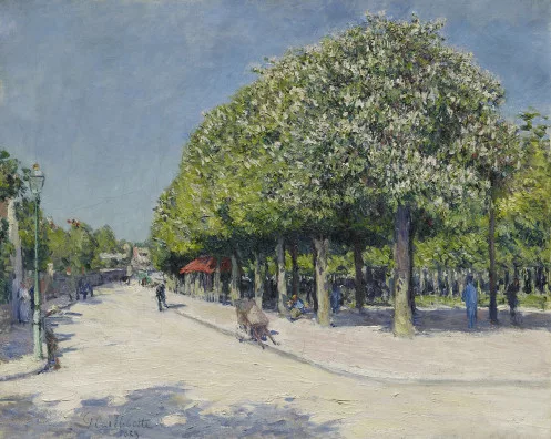 Gustave Caillebotte — Argenteuil, Fête foraine, 1883
