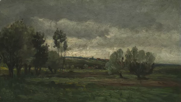 Charles-François Daubigny — Paesaggio dopo il temporale