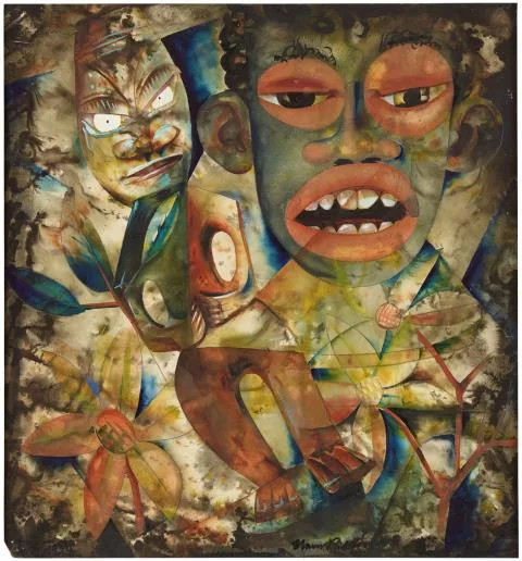 Hans Rilke — Aus dem Urwald (Afrikanische Figuren)
