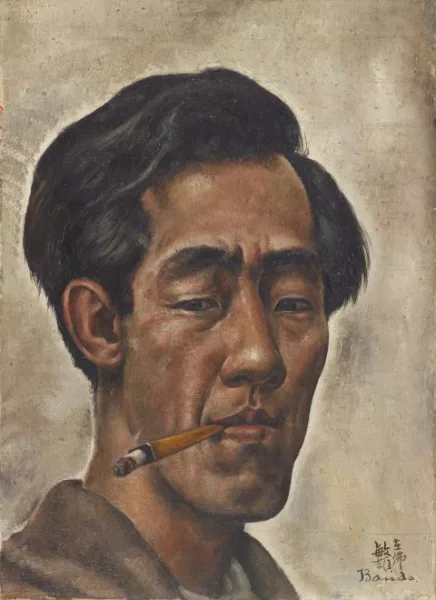 Toshio Bando — Autoportrait à la cigarette