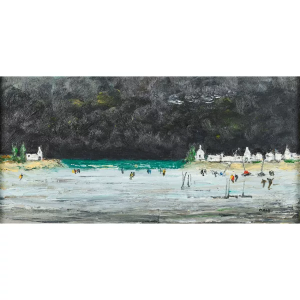 Michel Maly — Mer au ciel noir.