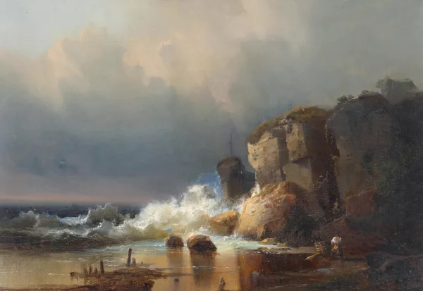 Franz Emile Herman Krause — Paysage côtier
