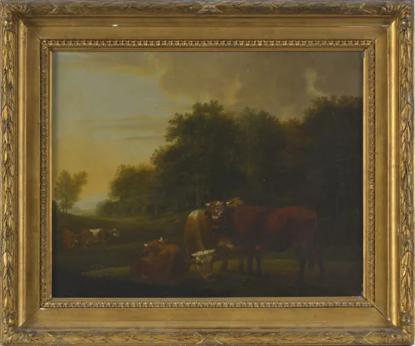 Johann Friedrich Weitsch — Vaches au pré