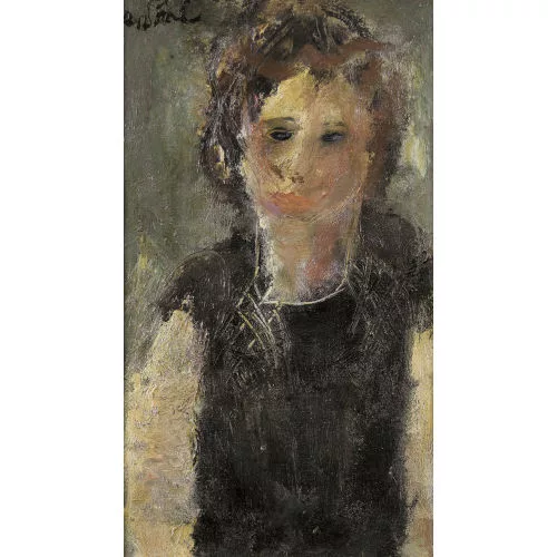 Eugène Paul — Jeune fille assise