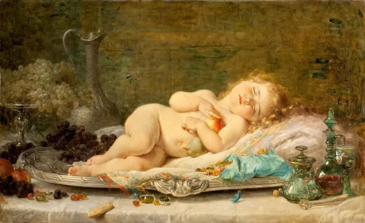 Timoléon Lobrichon — Enfant endormi