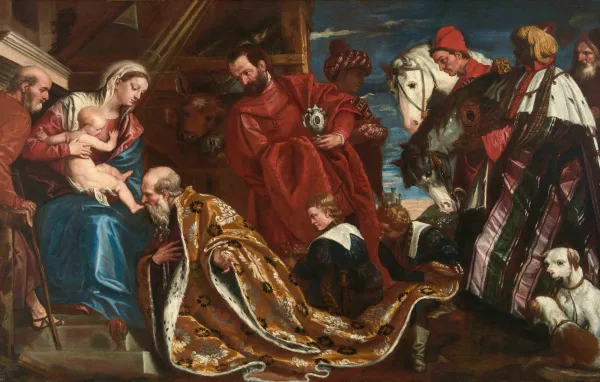 Valentin Lefebvre — Attribué à Valentin Lefebvre — zugeschrieben Anbetung der Könige