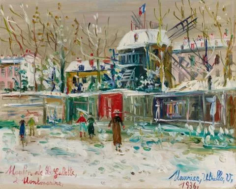 Maurice Utrillo — Moulin de la Galette à Montmartre