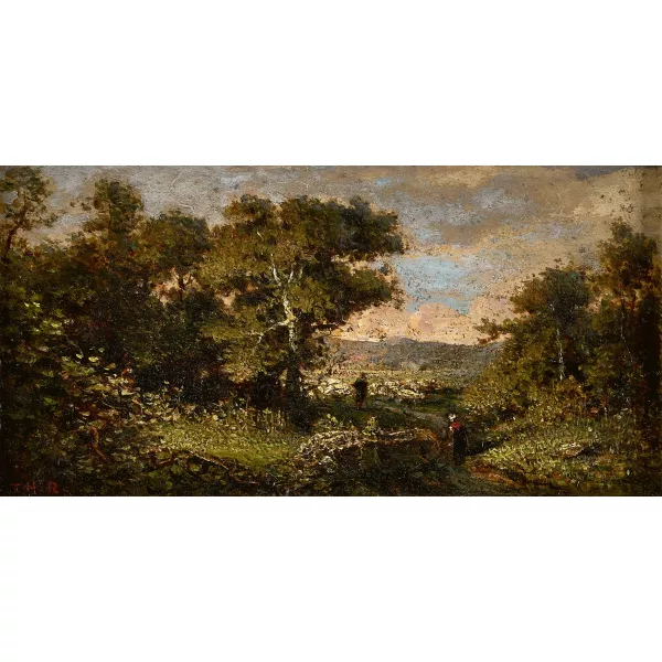 Théodore Rousseau — "Le chemin des buissons près Serigny".