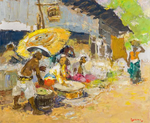 Gerard Pieter Adolfs — Strassenszene
