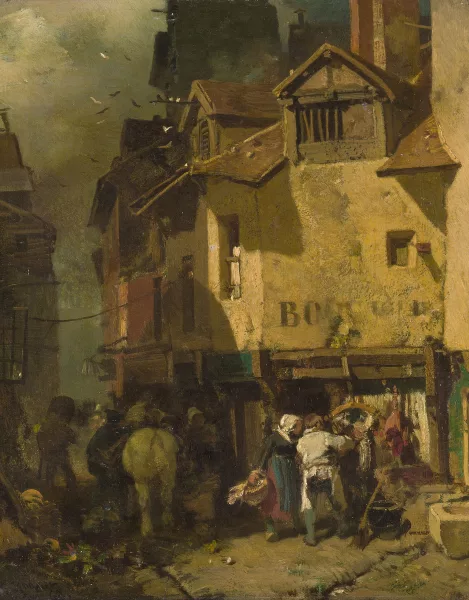 Charles Hoguet — Strassenszene