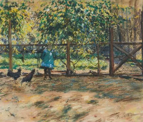 Fritz von Uhde — Im Garten