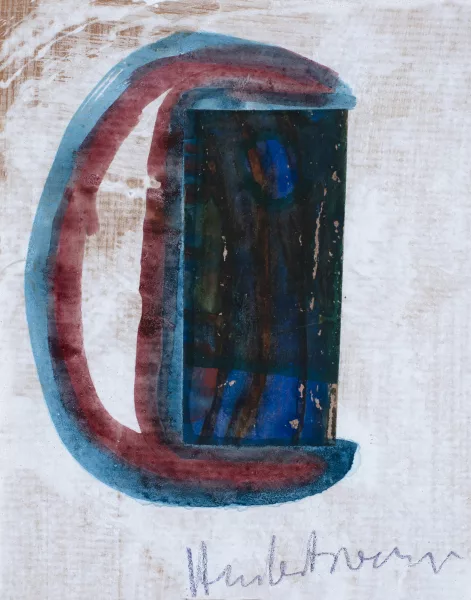 Friedensreich Hundertwasser — Ohne Titel, aus: « La Lune en Rodage », 1953