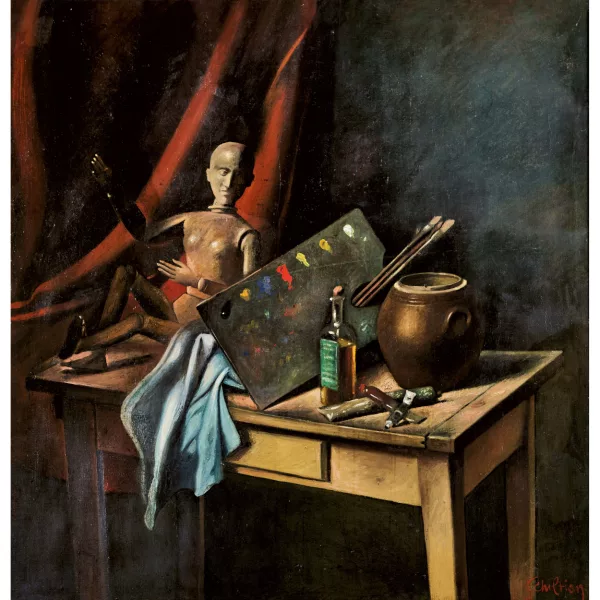 Gregorio Sciltian — "Tavolo dell'artista".