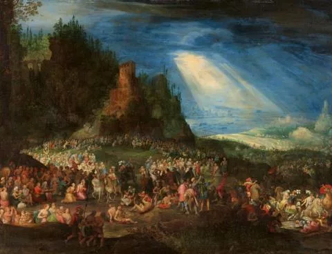Pieter Schoubroeck — Die Errettung der Juden vor den trunkenen Elefanten König Ptolemaios´ IV. Philopator