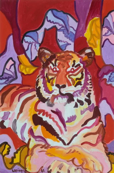 Charles Lapicque — Portrait d'un vieux tigre