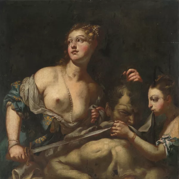 Antonio Zanchi — Attribué à Zanchi, Antonio — zugeschrieben Judith mit dem Haupt des Holofernes