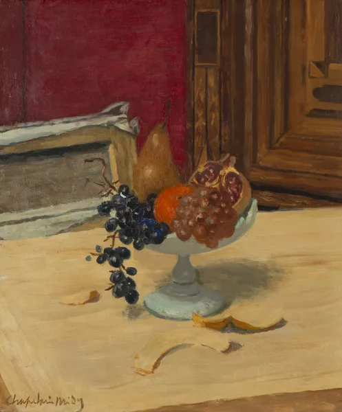 Roger Chapelain-Midy — Roger CHAPELAIN-MIDY (1904-1992), 'Nature morte à la coupe de fruits'
