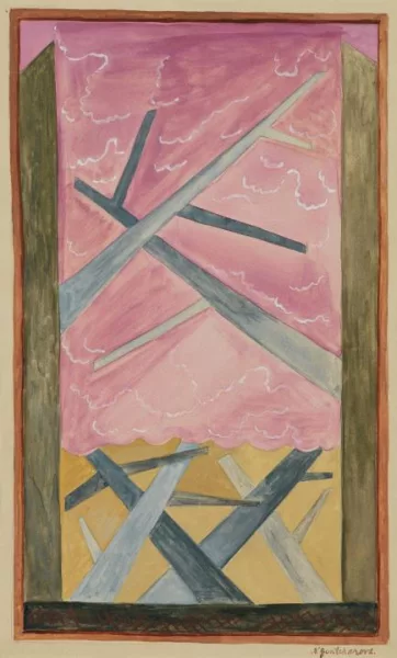 Nathalie Gontcharova — Foret - Printemps