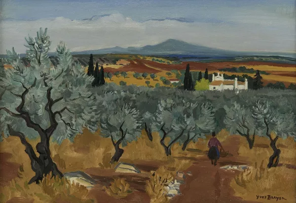 Yves Brayer — Le chemin à Serpa