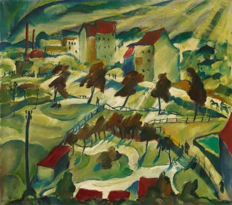 Franz Heckendorf — Vorstadt-Landschaft