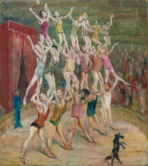 Josef Hegenbarth — Artistenpyramide (Große Pyramide)