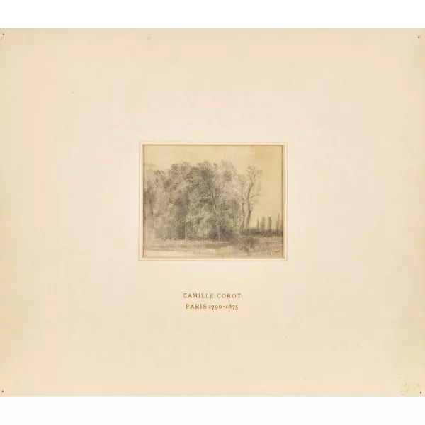 Jean-Baptiste Camille Corot — Jean-Baptiste Camille Corot zugeschrieben — Zwei Landschaftsskizzen