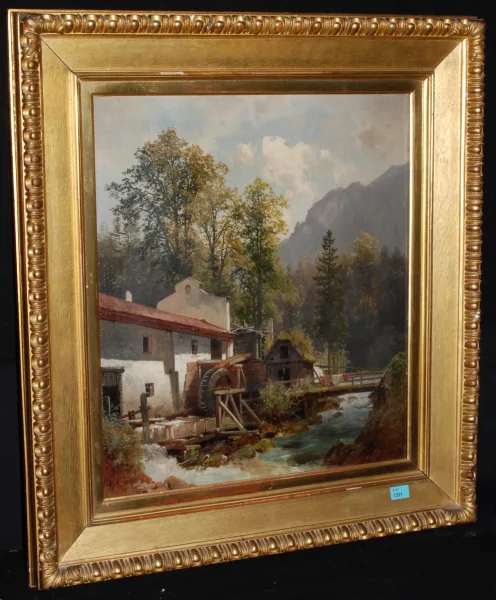 Carl Hasch — Am Erzbach bei Hieflau