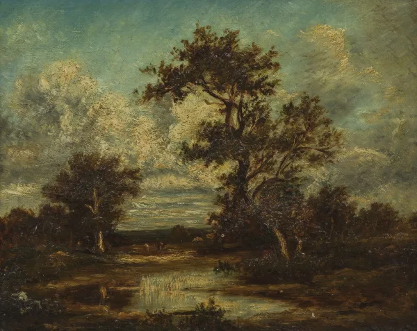 Jules Dupré — Paysage à la mare