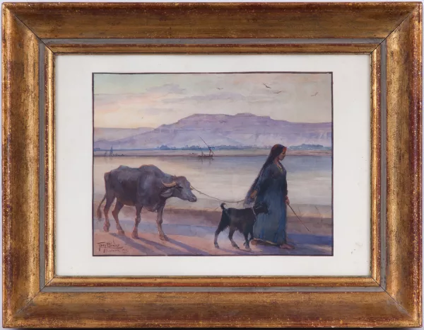 Tony Binder — Paysanne égyptienne à Louxor,