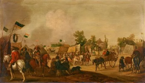 Jan Jacobsz. van der Stoffe — Soldaten in einem Feldlager